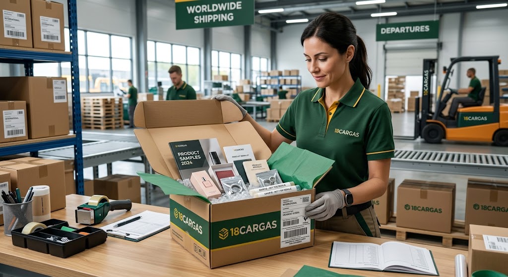 envio de amostras comerciais