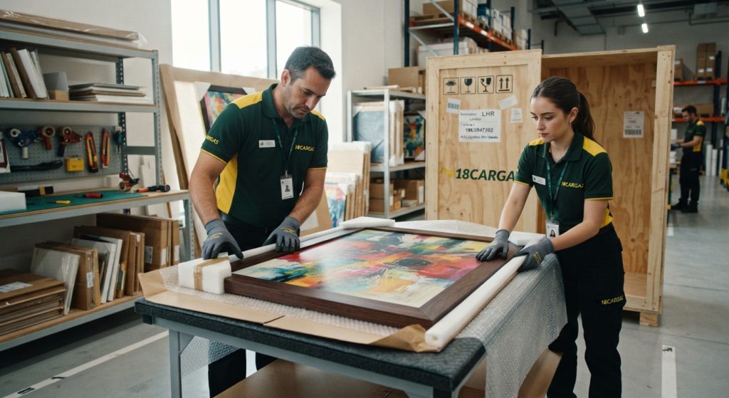 envio de obras de arte para o exterior