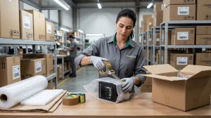 envio rápido de itens preparação do item